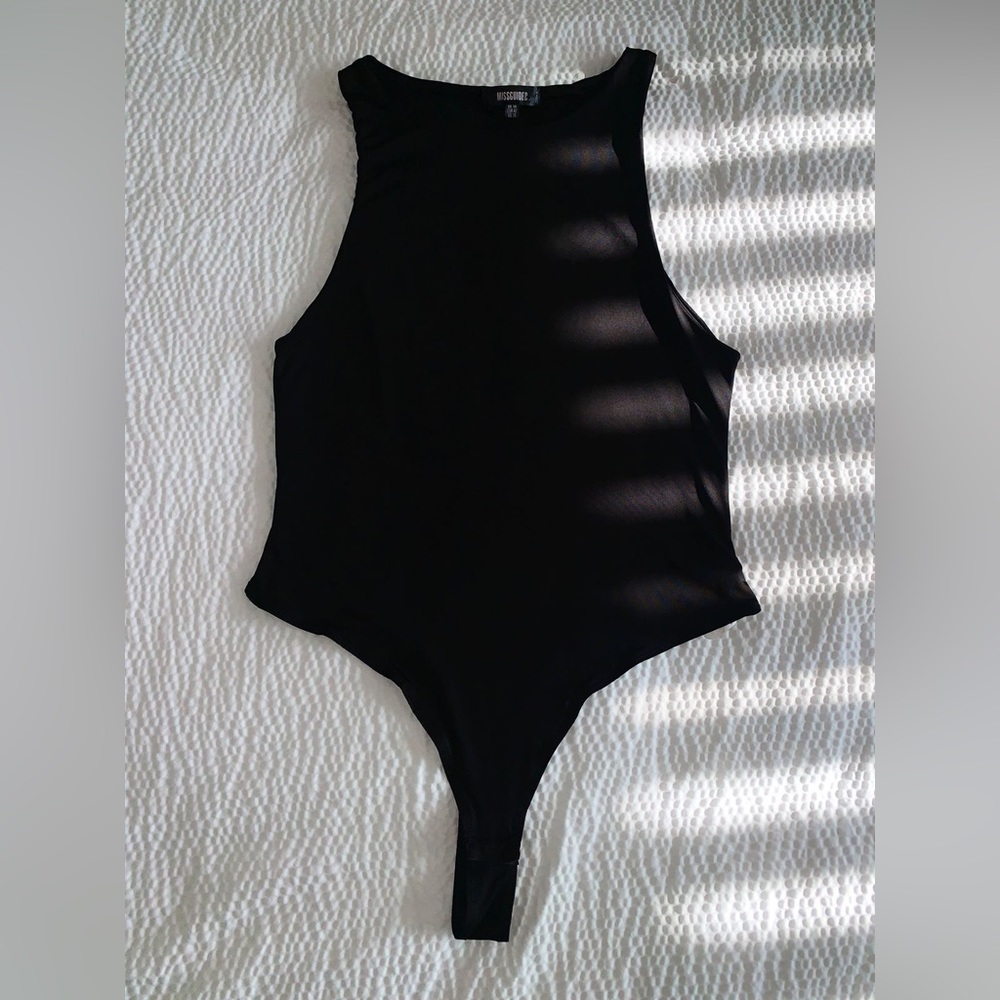 MISSGUIDED Bodysuit Black Size M